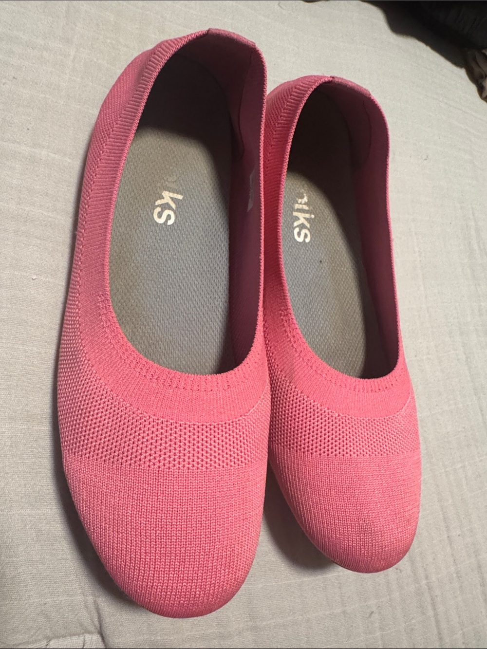 Hey Folks Pink Ballet Flats